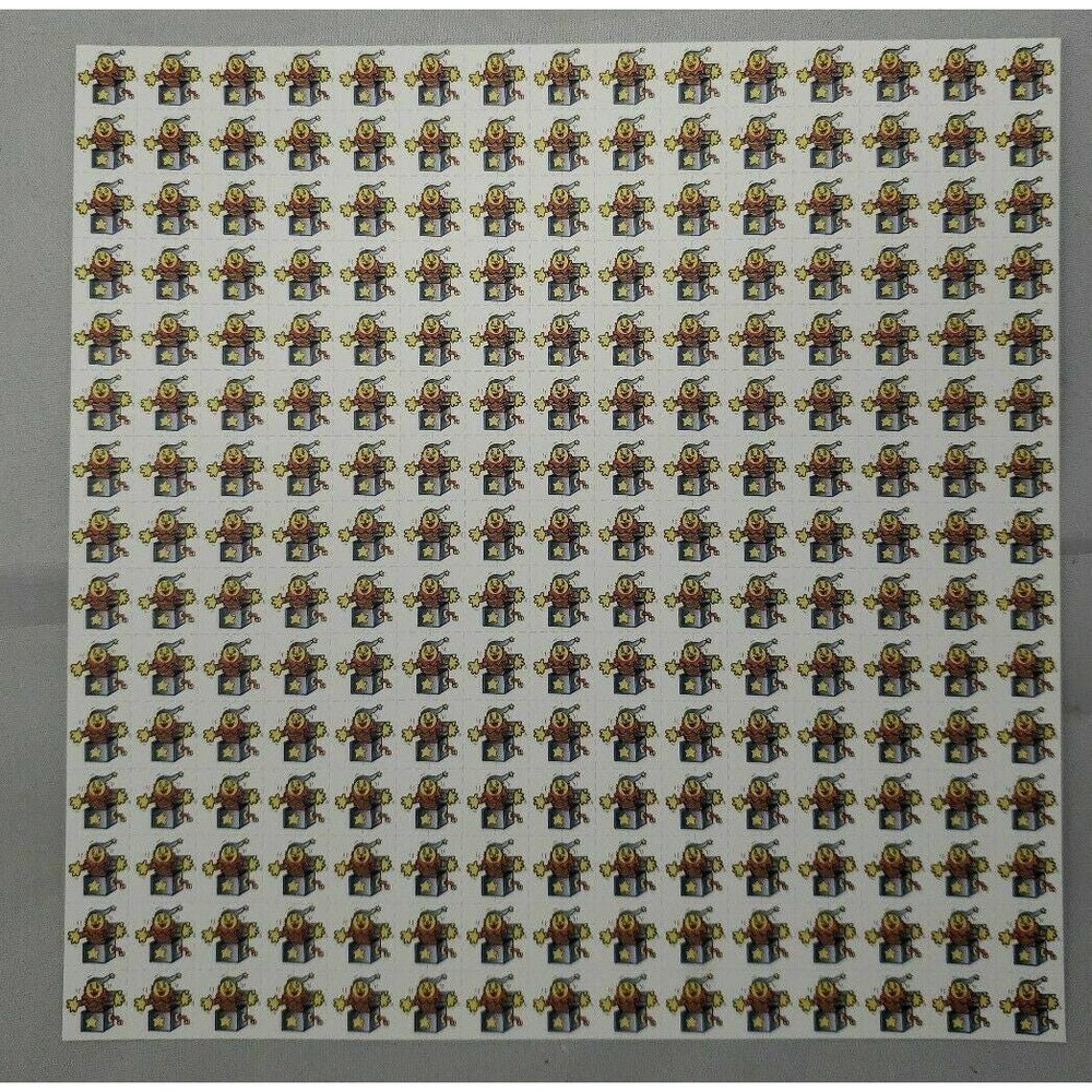 Jack in the box vintage blotter art‎ 900 square produced by Jon Blackburn